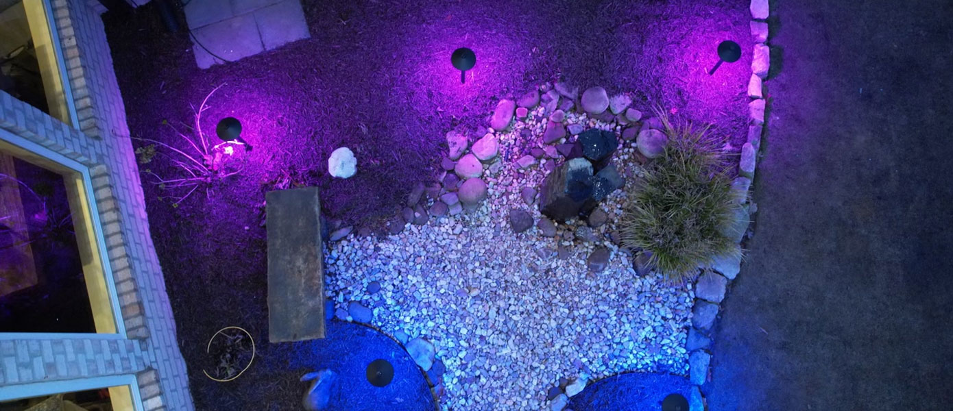 hardscape color-changing lighting Lombard, IL